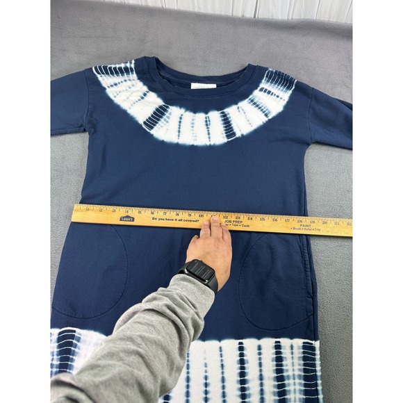 Pure Jill J. Jill Size EX Small petite Authentic Tie-Dyed Dress 3/4 Sleeves - Picture 7 of 9